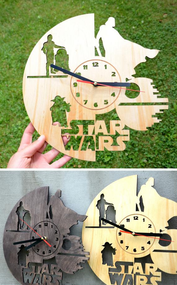 Star Wars Gift Ideas For Boyfriend
 Valentines Gift for Boyfriend Star Wars Wall Wood by