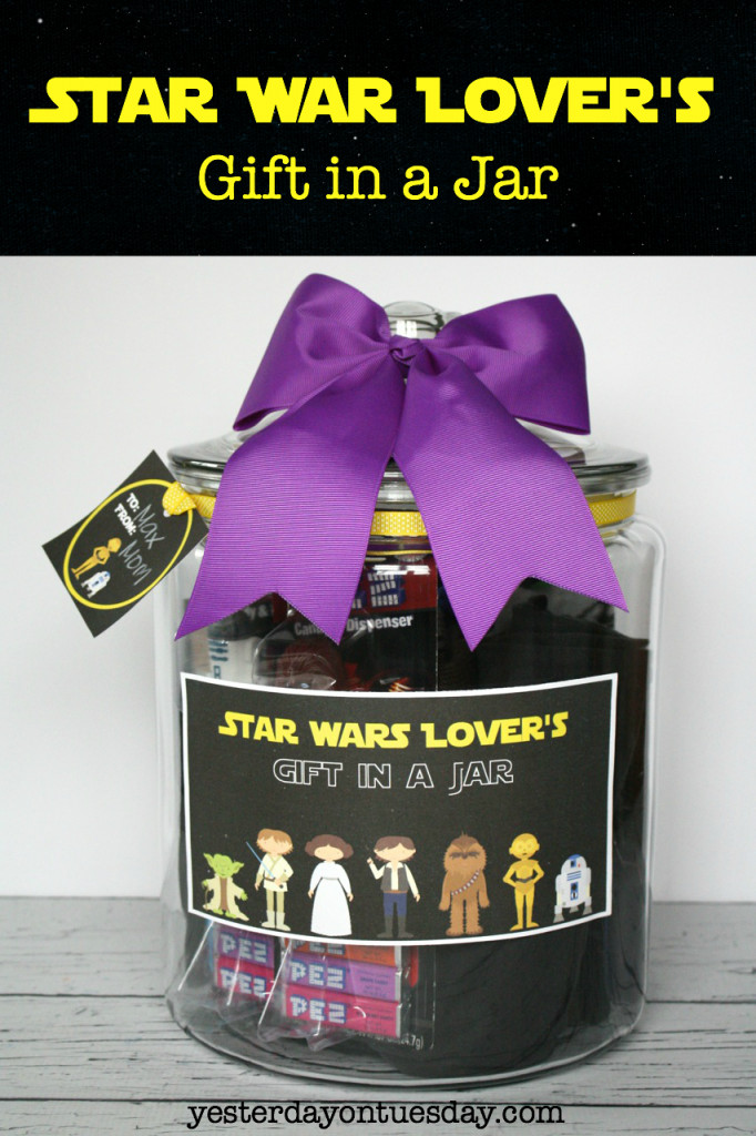Star Wars Gift Ideas For Boyfriend
 How to assemble a Star Wars Lover s Gift in a Jar plus
