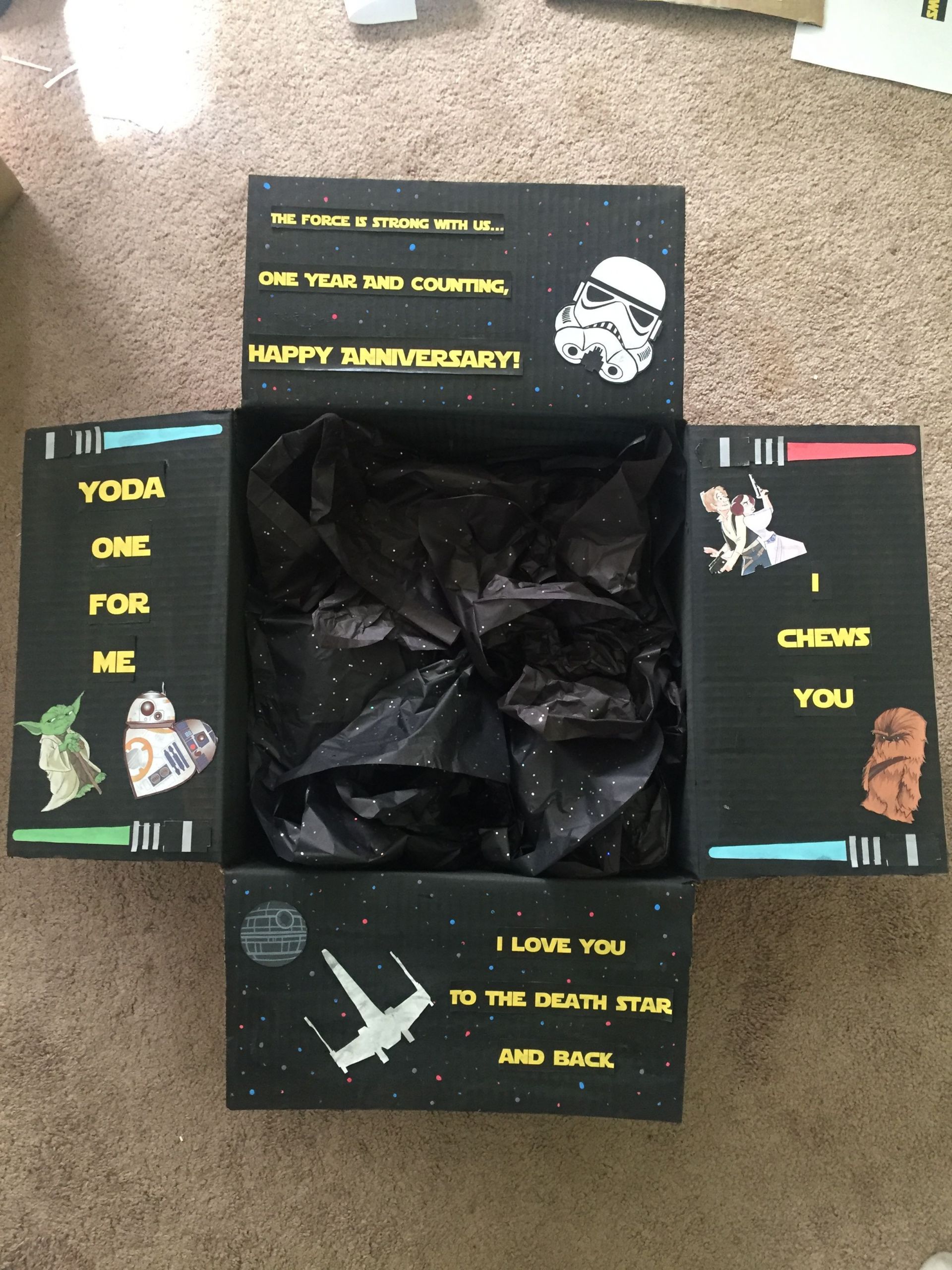Star Wars Gift Ideas For Boyfriend
 Star Wars Care Package Boyfriend Anniversary Gift Pick Up