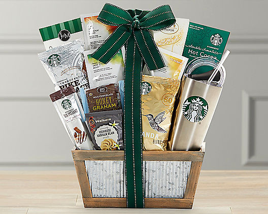 Starbucks Gift Basket Ideas
 Starbucks Coffee Gift Baskets Coffee Lover Delights Gift