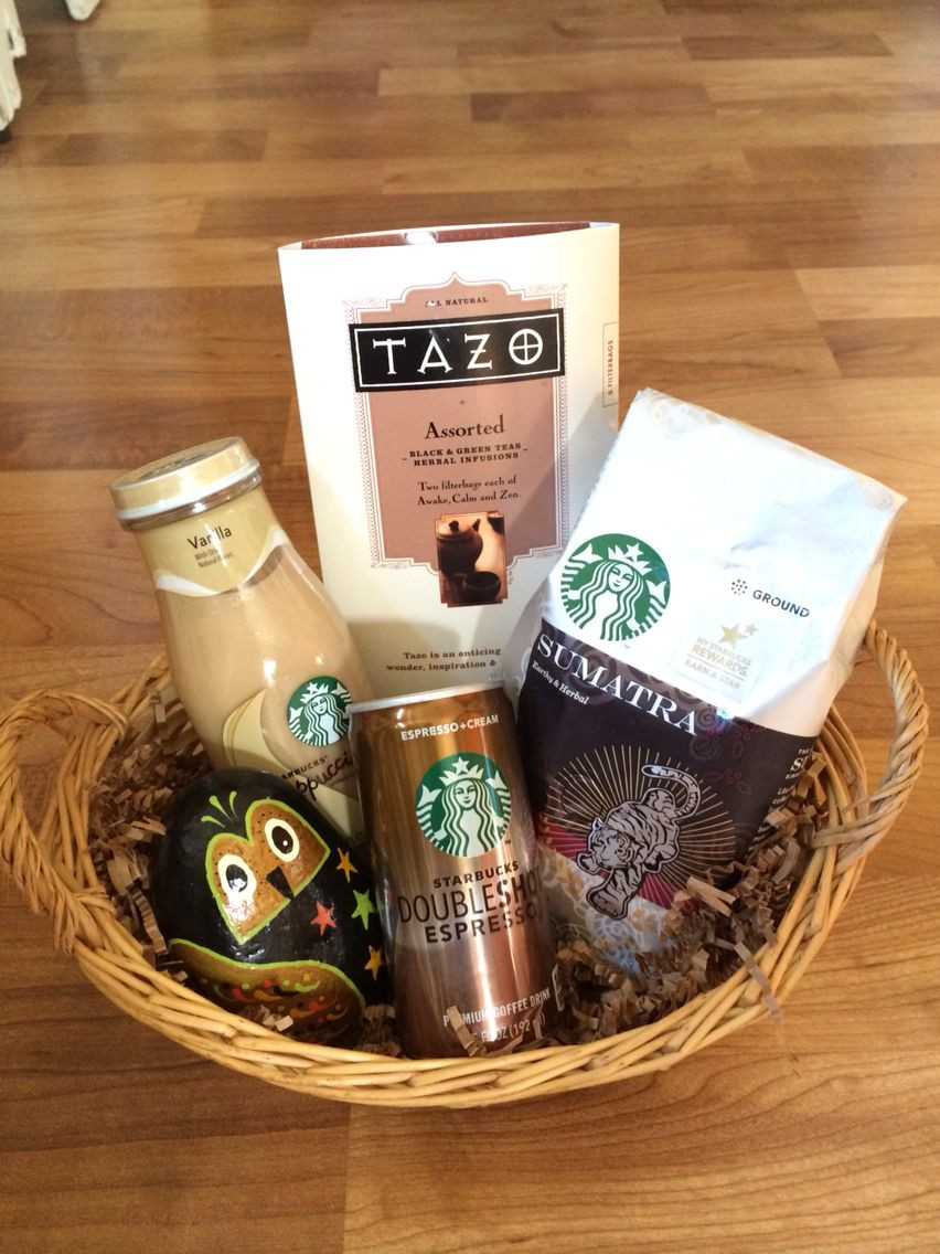 Starbucks Gift Basket Ideas
 Starbucks Gift Basket Raffle Basket Ideas Bridal Shower