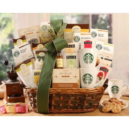 Starbucks Gift Basket Ideas
 103 best images about Starbucks baskets on Pinterest