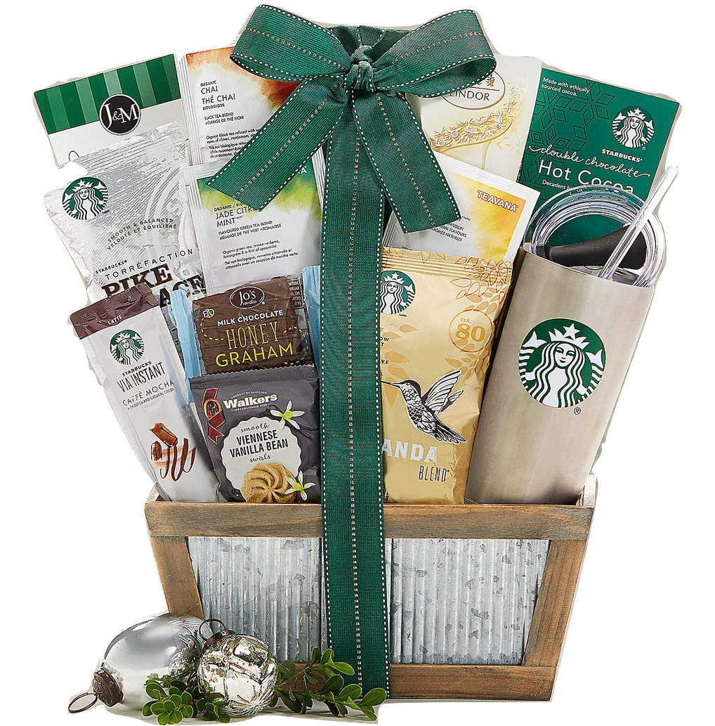 Starbucks Gift Basket Ideas
 Amazon Starbucks Coffee and Tazo Tea Gift Basket by