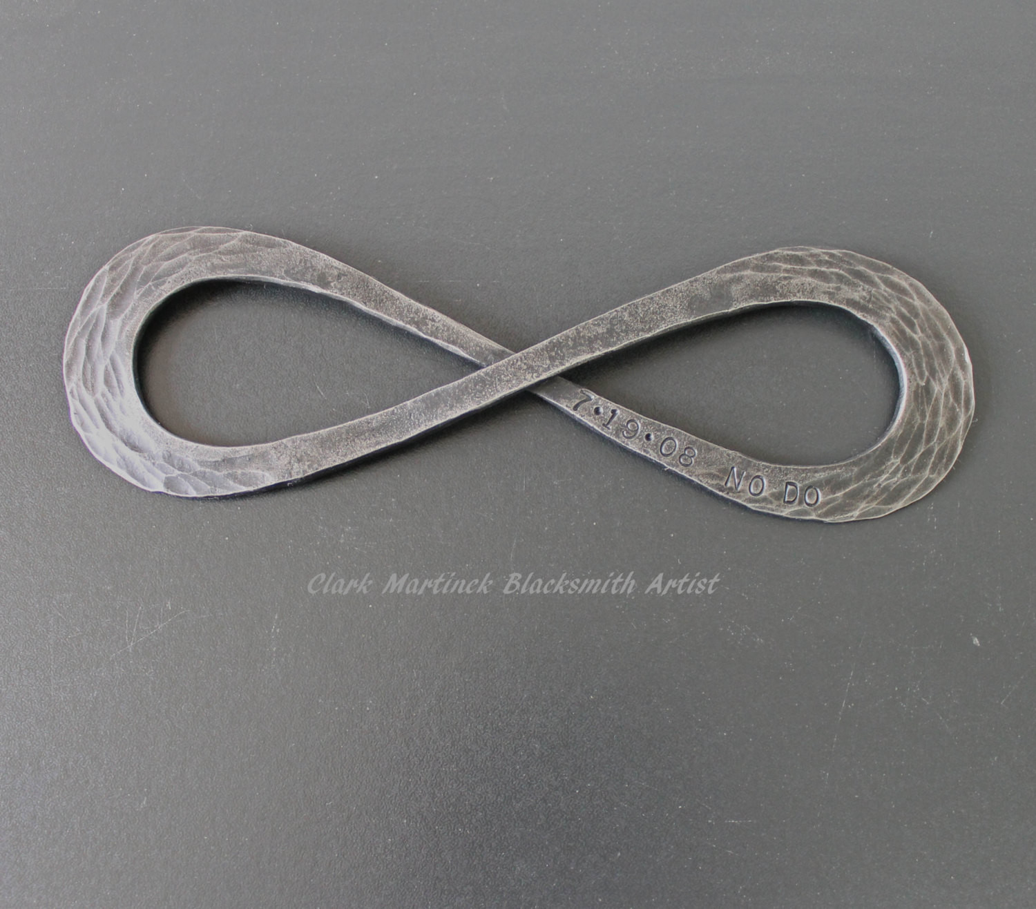 Steel Anniversary Gift Ideas
 Infinity Symbol love knot Iron Anniversary Gift Steel