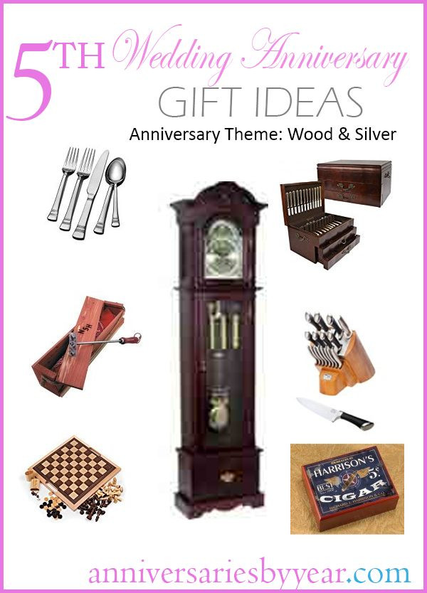 Steel Anniversary Gift Ideas
 5th Anniversary t ideas for wood and stainless steel