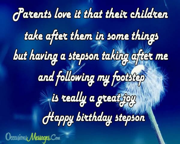 Step Son Birthday Quotes
 Happy Birthday Wishes for Stepson Occasions Messages