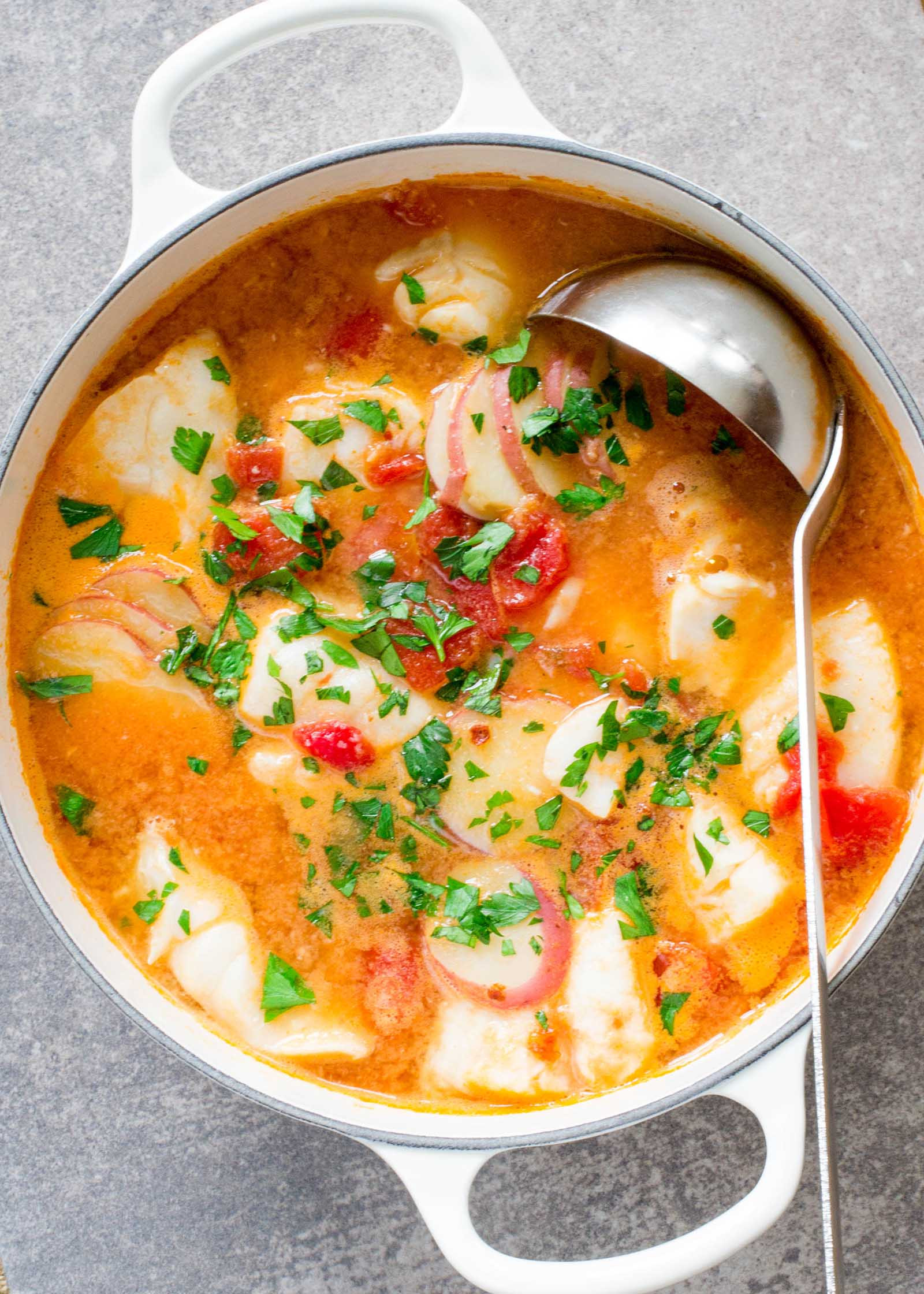Stew Fish Recipe
 Fish Stew with Ginger and Tomatoes Recipe