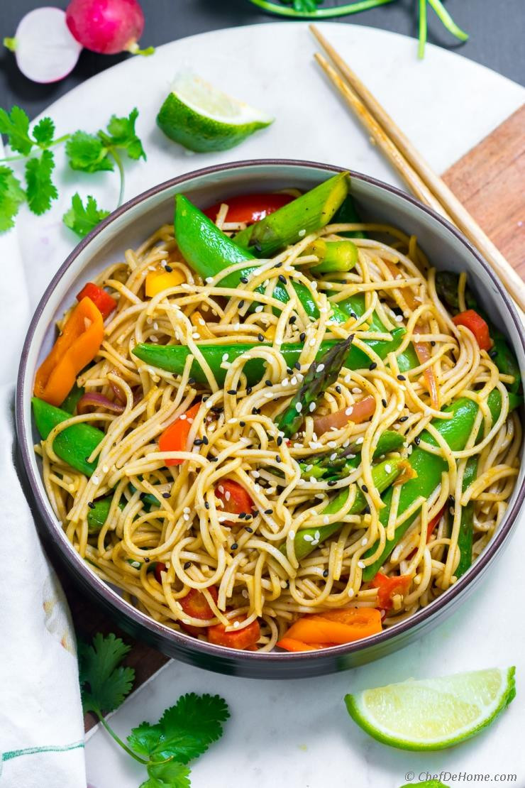 Stir Fry With Noodles
 Spicy Soba Noodles Ve able Stir Fry Recipe
