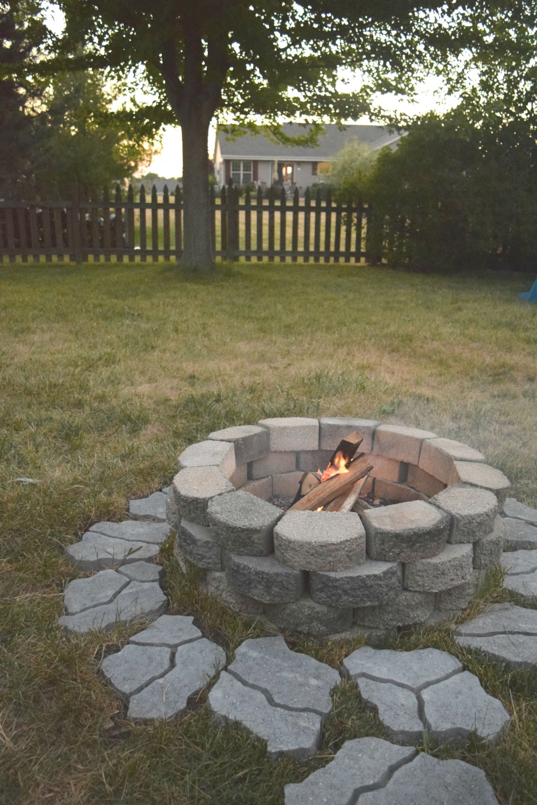 Stone Fire Pit Ideas
 DIY fire pit for the backyard • Our House Now a Home