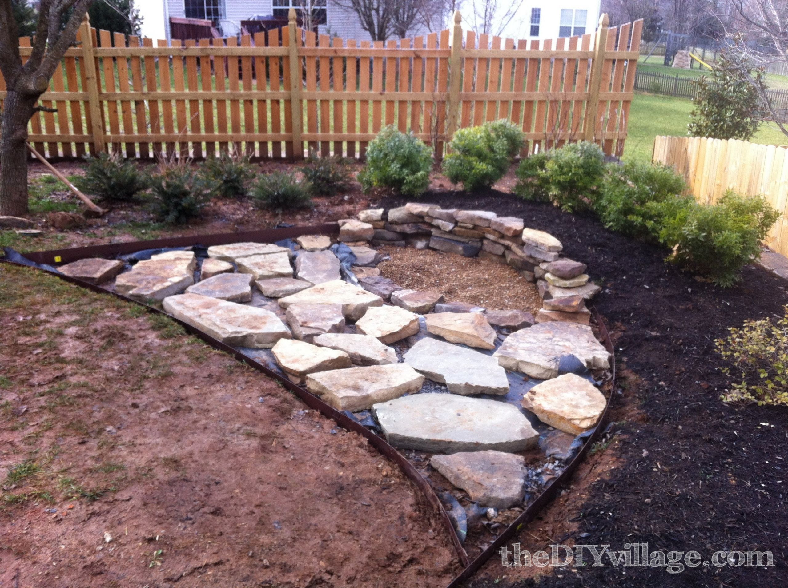 Stone Fire Pit Ideas
 Building a Stacked Stone Fire Pit the DIY village