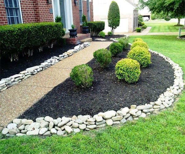 Stone Landscape Edging Ideas
 15 Wonderful Garden Edging Ideas With Pebbles And Stones
