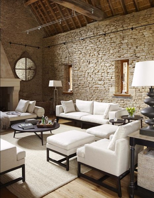 Stone Wall Living Room
 17 Amazing Living Room Interiors With Stone Walls