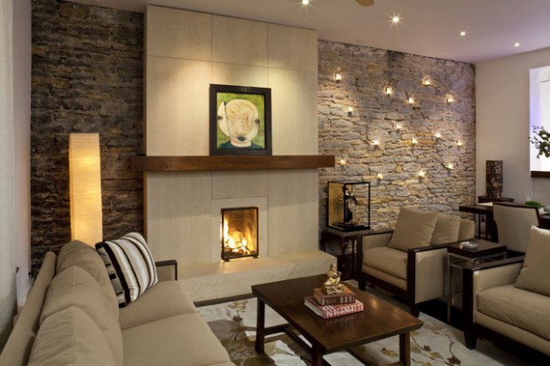Stone Wall Living Room
 17 Divine Stone Wall Ideas For Your Living Room Style