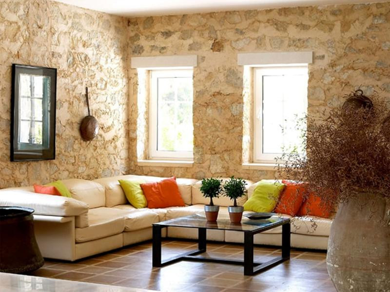Stone Wall Living Room
 15 Living Room Designs With Natural Stone Walls Rilane