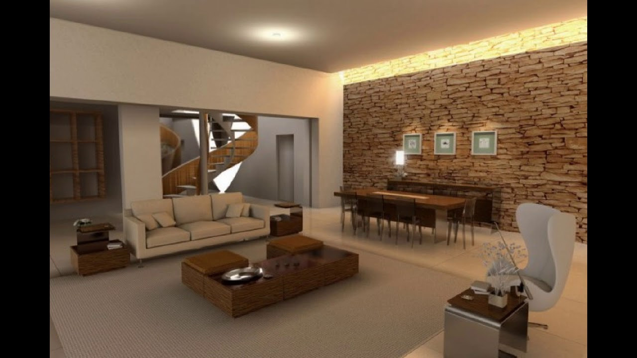 Stone Wall Living Room
 Stone Wall In Your Living Room 17 Brilliant Ideas
