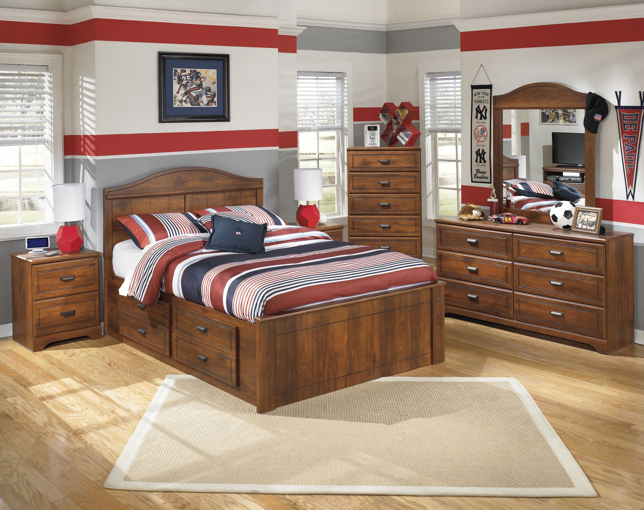 Storage Bed Bedroom Set
 Ashley Furniture Barchan 2pc Bedroom Set With Full Under