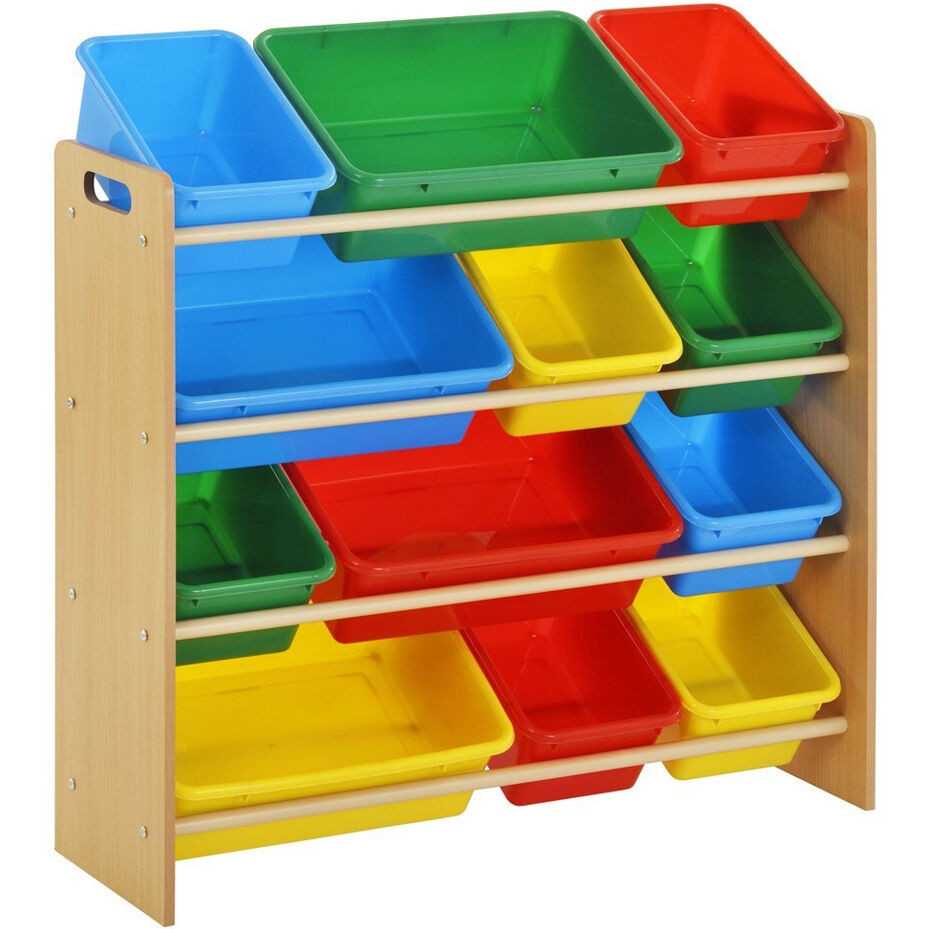 Storage Bin For Kids
 Multiple Storage Bin Kids Toy Organizer