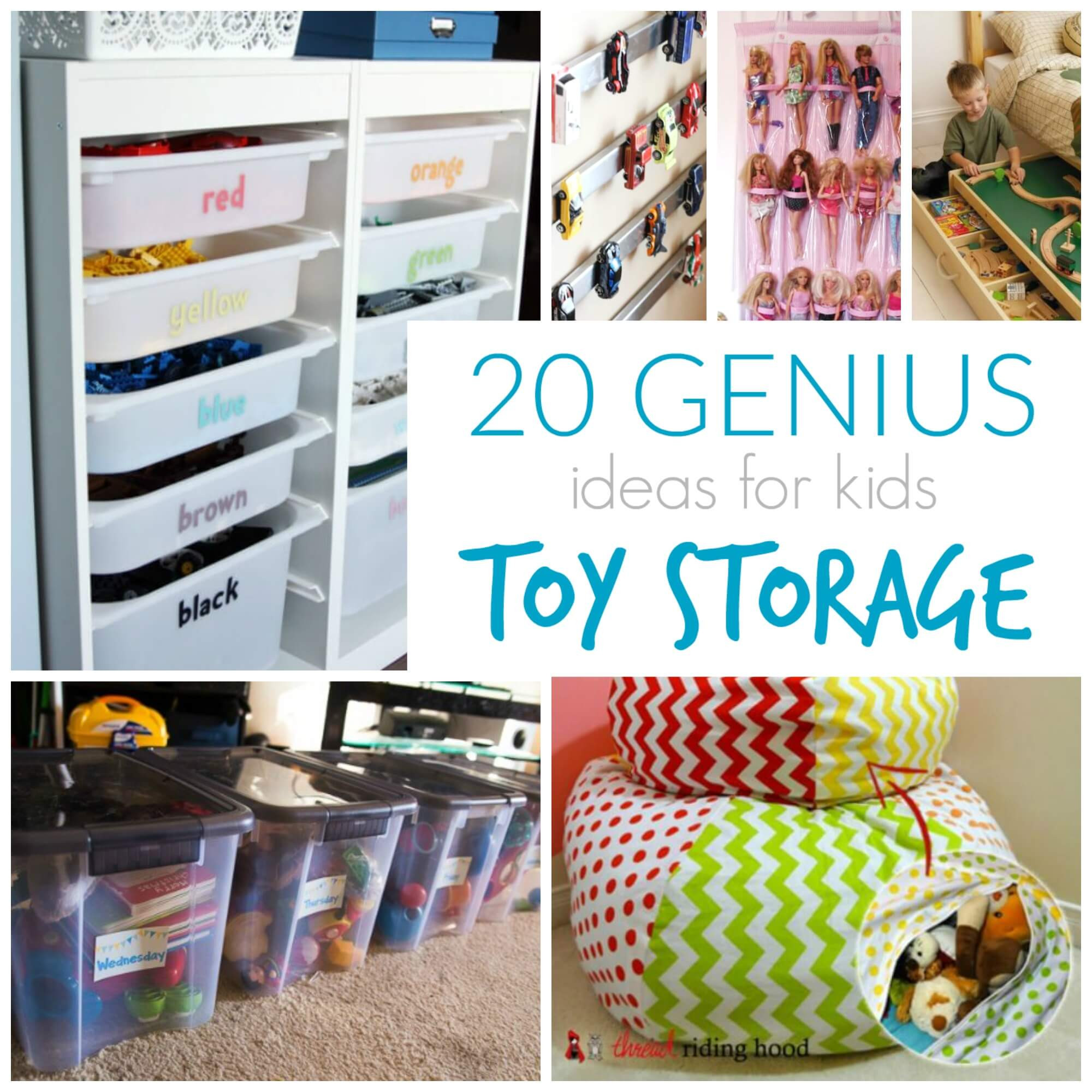 Storage For Kids Room
 20 Genius Toy Storage Ideas for Kids Rooms