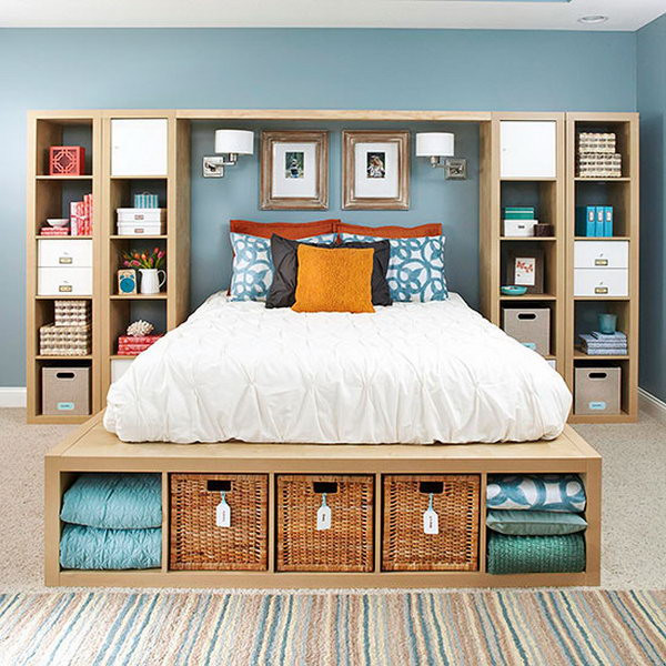 Storage Idea For Bedroom
 25 Creative Ideas for Bedroom Storage Hative
