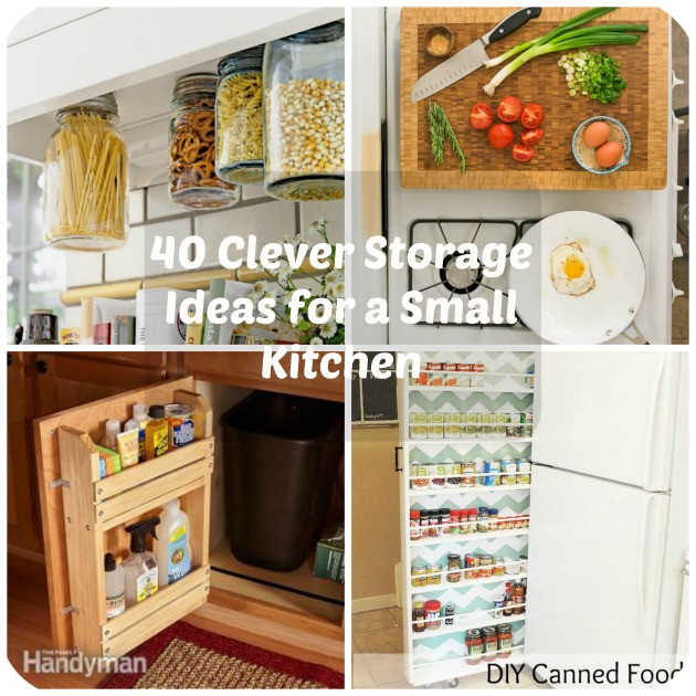 Storage Ideas For Small Kitchen
 40 Clever Storage Ideas for a Small Kitchen