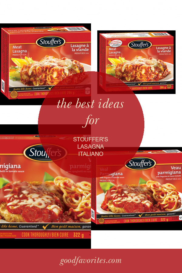 Stouffer'S Lasagna Italiano
 The Best Ideas for Stouffer s Lasagna Italiano – Home