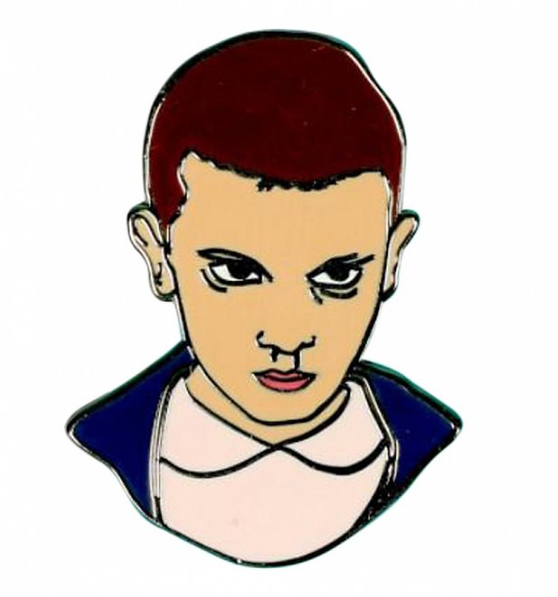 Stranger Things Pins
 Stranger Things Inspired Eleven Enamel Pin from Punky Pins