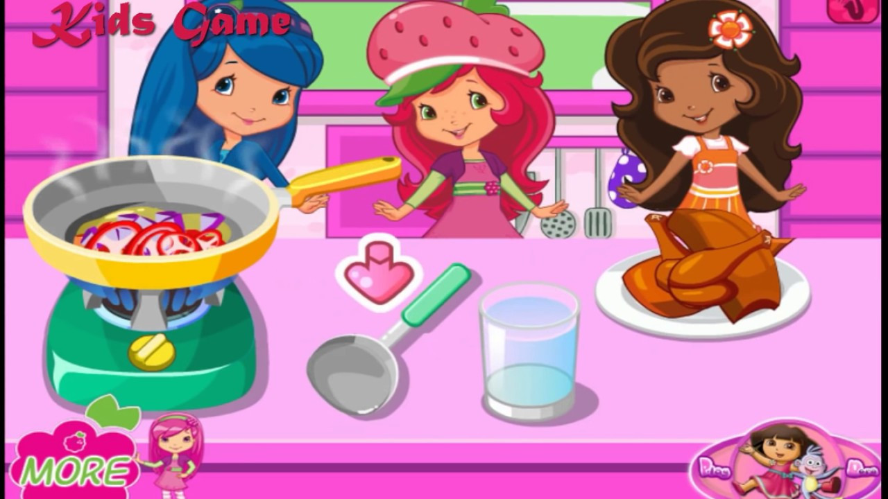 Strawberry Short Cake Cooking Games
 Strawberry Shortcake Cooking Soup line Kids Game