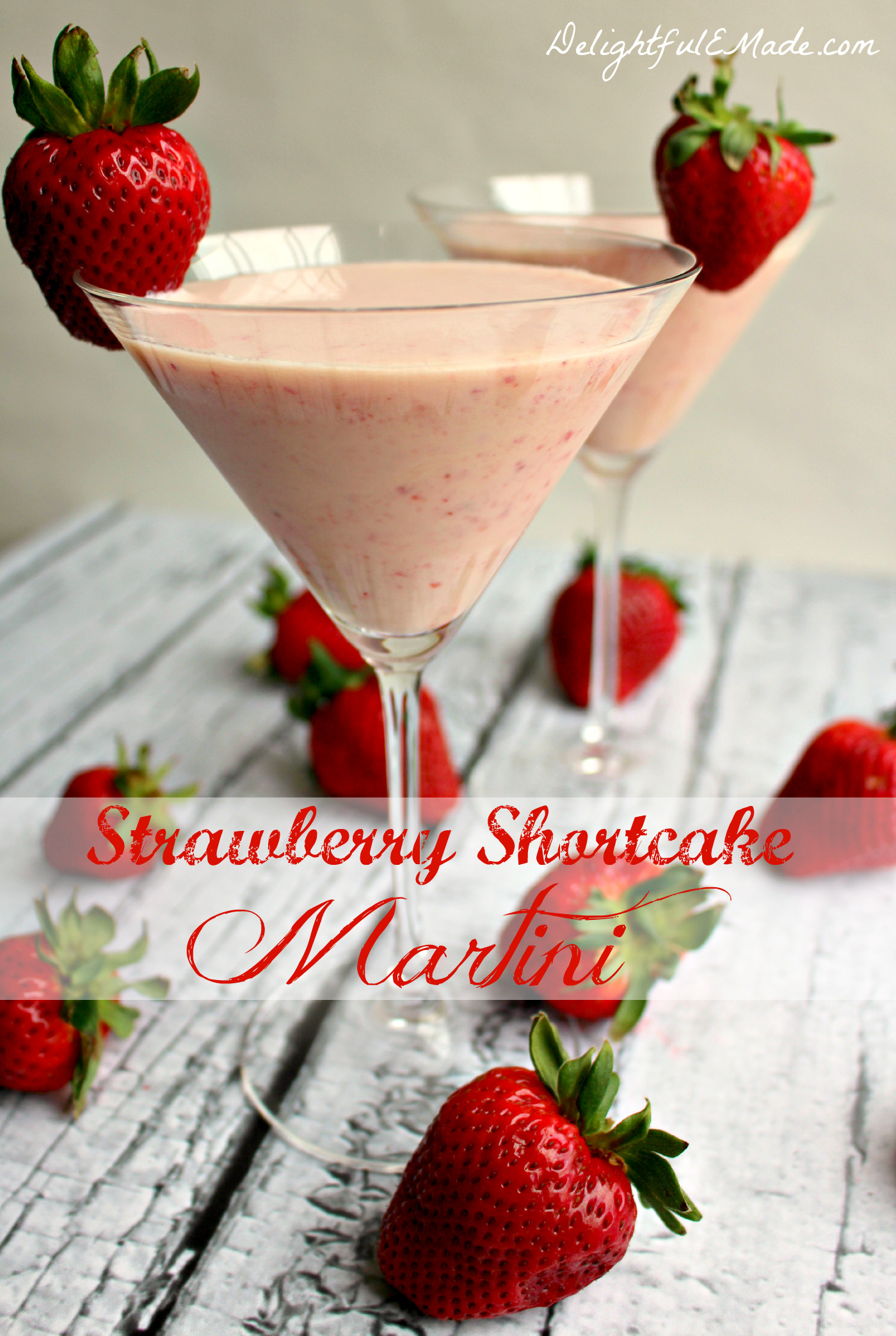 Strawberry Shortcake Cocktail
 Strawberry Shortcake Martini Delightful E Made