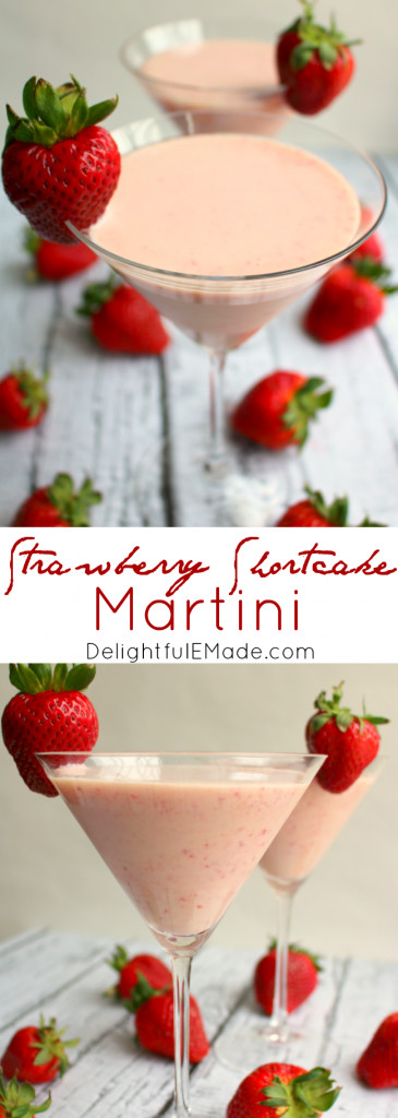 Strawberry Shortcake Cocktail
 Strawberry Shortcake Martini Delightful E Made