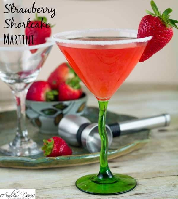 Strawberry Shortcake Cocktail
 Strawberry Shortcake Martini Guest Post