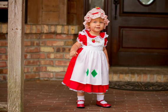 Strawberry Shortcake Costume Baby
 Custom Strawberry Shortcake Dress Costume in by