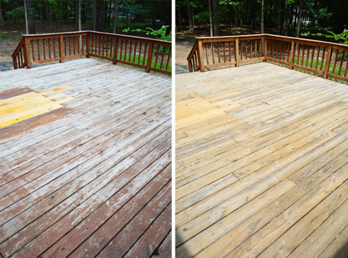 Strip Paint Off Deck
 How To Strip & Clean A Deck For Stain