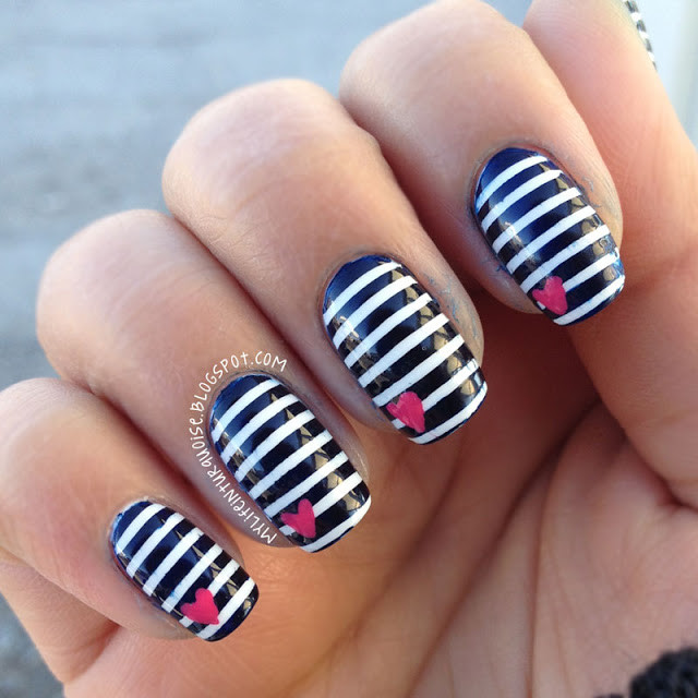 Stripe Nail Designs
 16 Striped Nail Arts