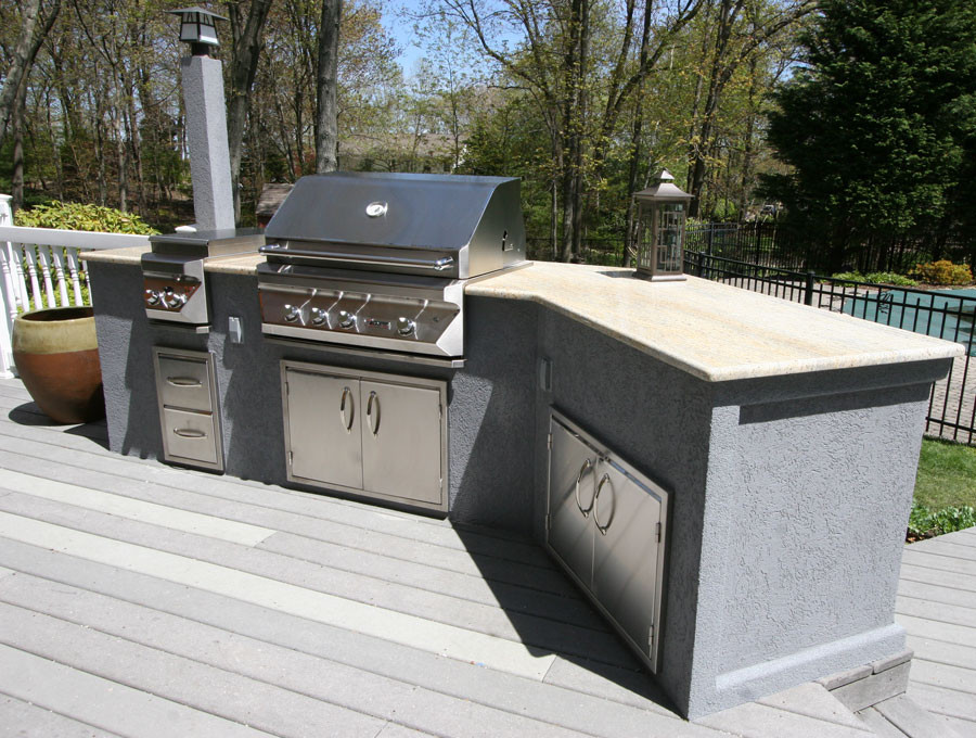 Stucco Outdoor Kitchen
 Custom Built Outdoor Kitchens 2011 Lazy L Stucco with