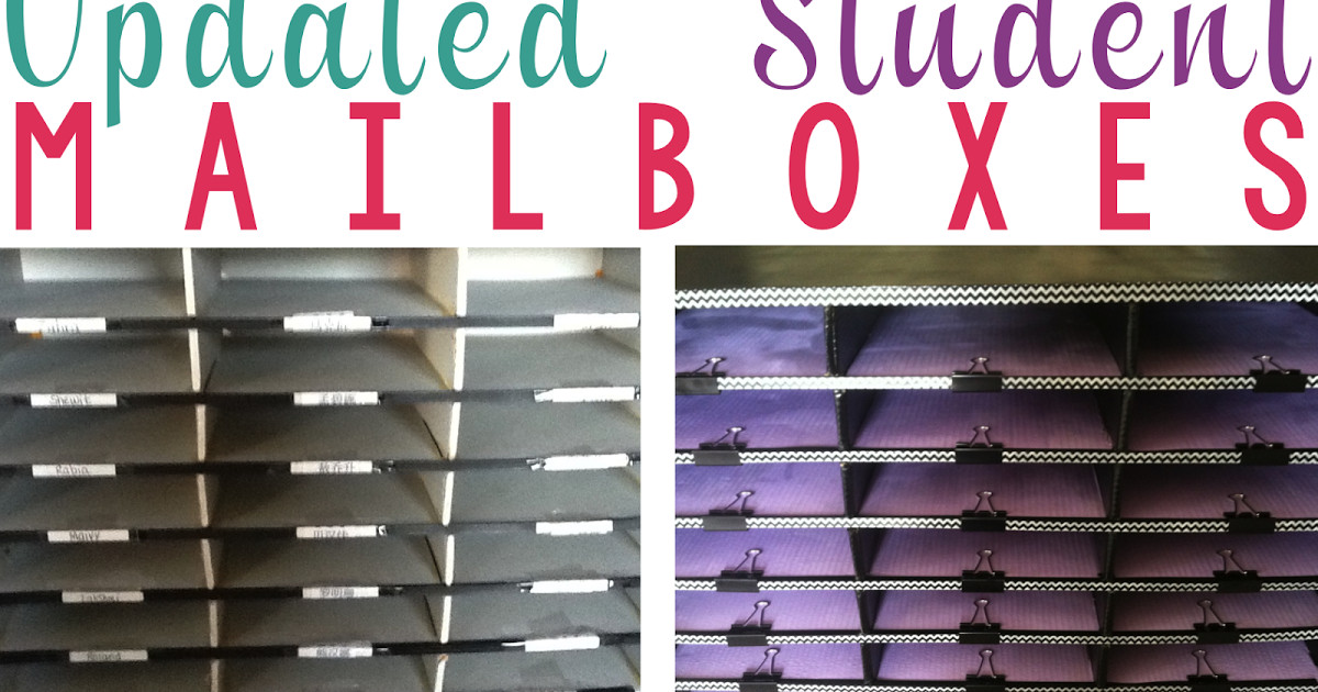 Student Mailboxes DIY
 DIY Updated Student Mailboxes Literacy Spark
