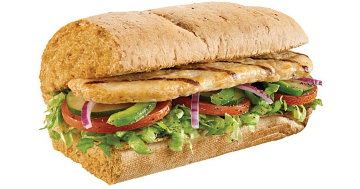 Subway Chicken Salad Sandwich
 Best lunch Healthier Fast Food Choices
