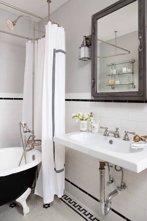 Subway Tile Bathroom Design
 25 Eclectic Bathroom Ideas and Designs
