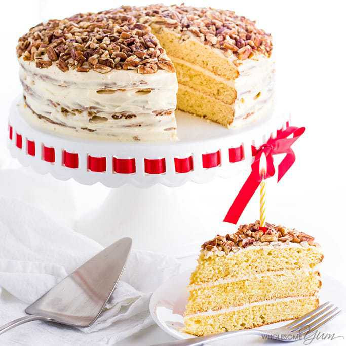 Sugar Free Birthday Cake Recipe
 Vanilla Gluten Free Keto Birthday Cake Recipe Sugar Free