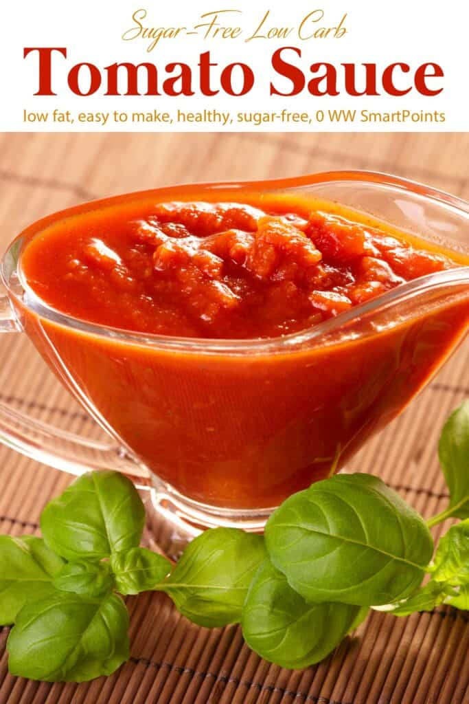 Sugar Free Tomato Sauce
 Sugar Free Low Carb Tomato Sauce