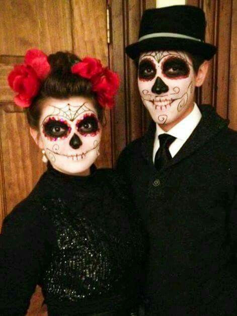 Sugar Skull Costume DIY
 the day of the dead