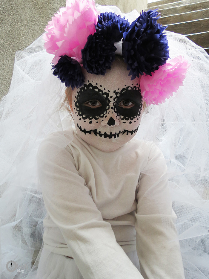 Sugar Skull Costume DIY
 DIY Halloween costume The sugar skull bride Ohoh deco