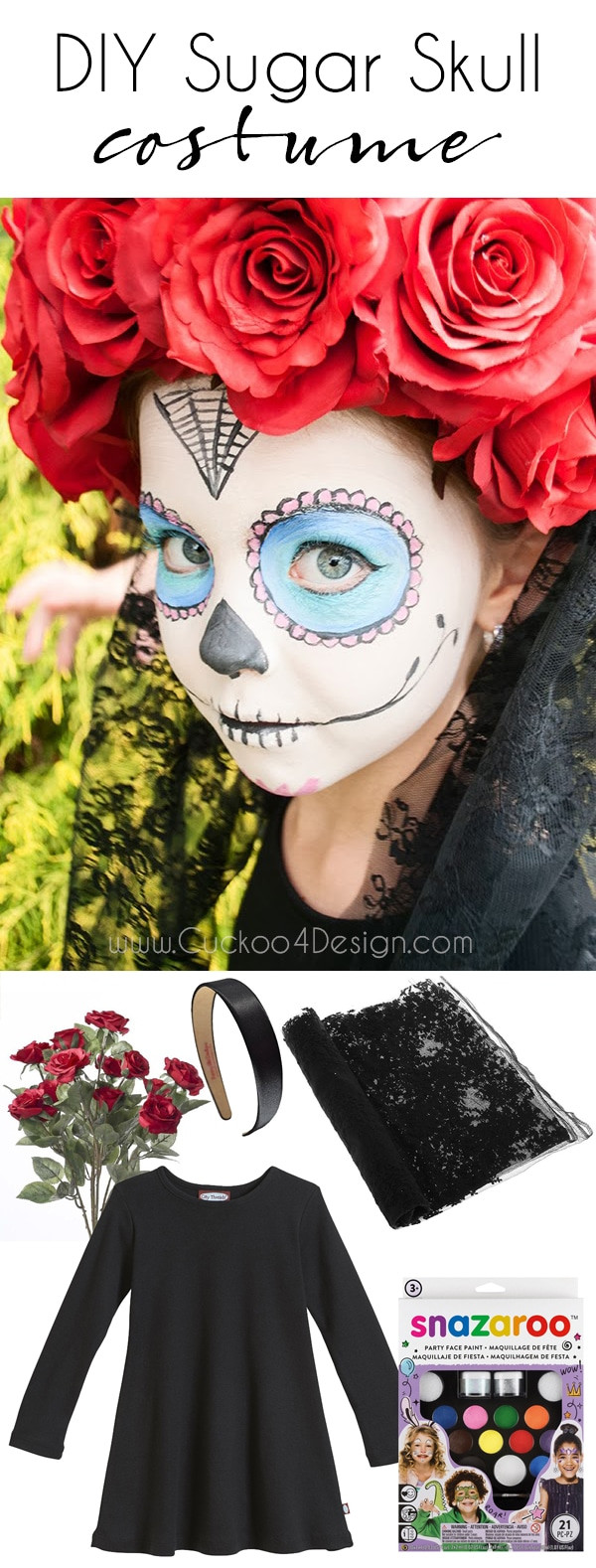 Sugar Skull Costume DIY
 Sugar Skull Costume DIY