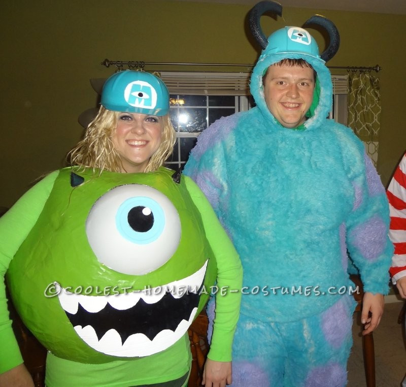 Sully Costume DIY
 Awesome Mike and Sully Monsters Inc Couples Costume