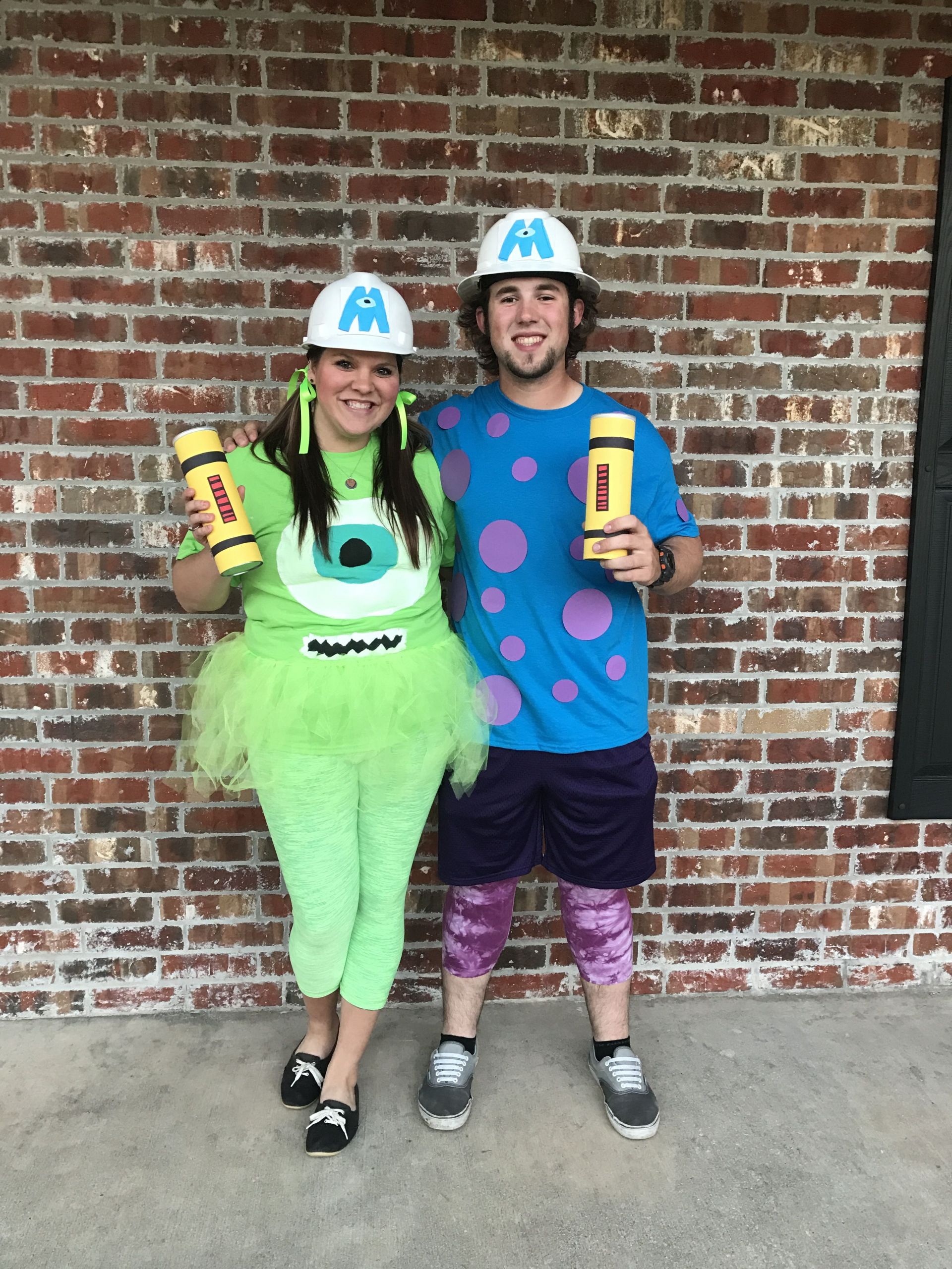 Sully Costume DIY
 Mike and Sully Halloween costume diy monsters inc