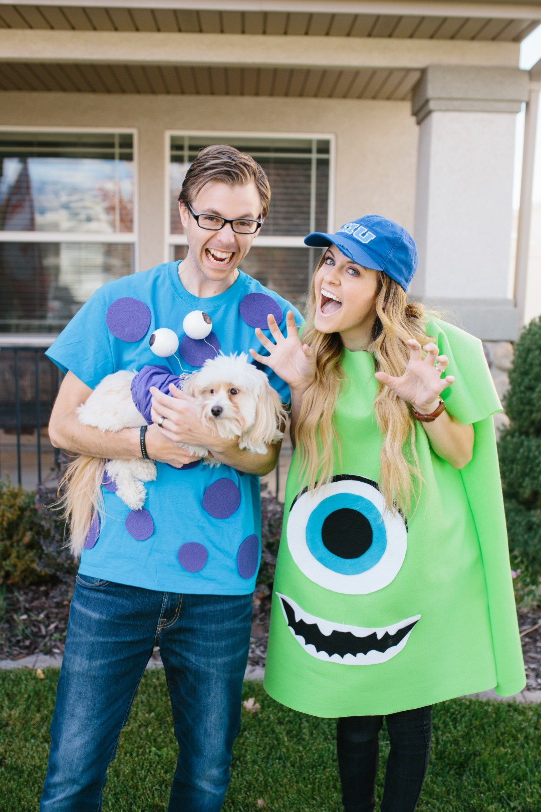 Sully Costume DIY
 Cheap DIY Couples Costumes For You and Your Pet • Everyday