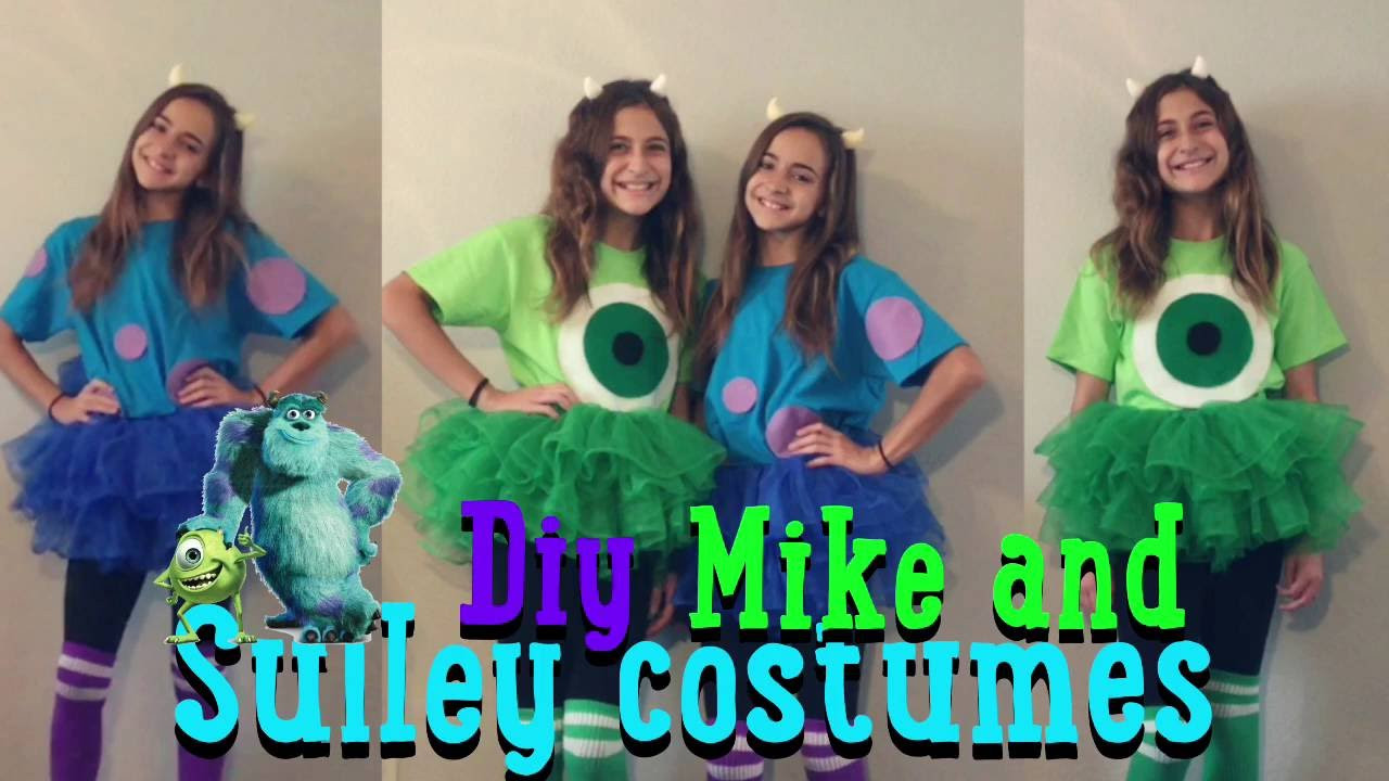 Sully Costume DIY
 DIY Mike And Sulley Halloween Costumes