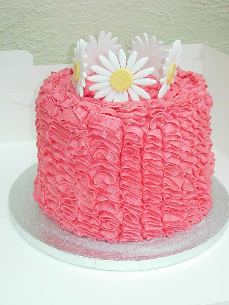 Summer Birthday Cakes
 Hannahs Creative Cakes PINK SUMMER BIRTHDAY CAKE