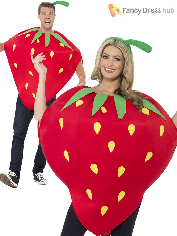 Summer Costume Party Ideas
 Adult Strawberry Costume Food Summer Fruit Red Fancy Dress