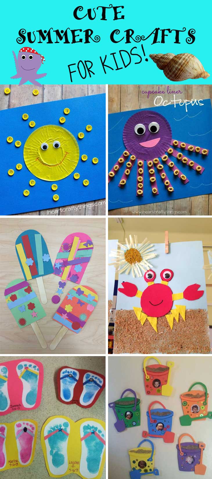 Summer Craft For Preschool
 Cute Summer Crafts for Kids DIY Cuteness