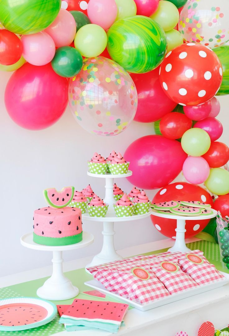 Summer First Birthday Party Ideas
 654 best Kids Birthday Party Ideas images on Pinterest